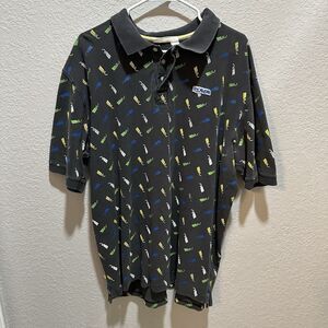 Vintage Y2K Rocawear Polo Shirt Striped Mens 3XL Rocawear Jeans Roca Wear Street